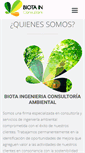 Mobile Screenshot of biotaingenieria.com